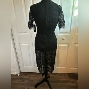 Lulus black lace dress new with tags
